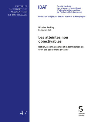 cover image of Les atteintes non objectivables